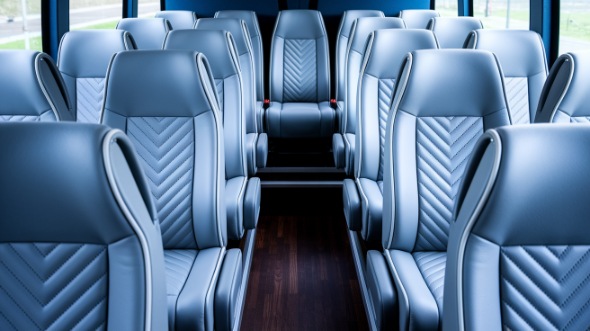 28 passenger minibus interior evanston