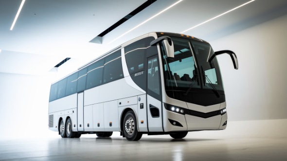 54 passenger charter bus evanston