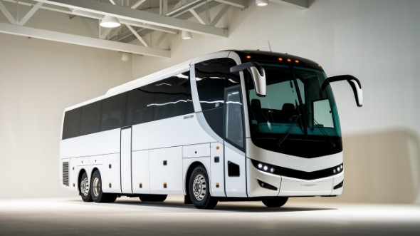 55 passenger charter bus evanston