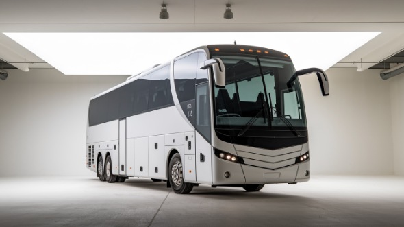 56 passenger charter bus evanston