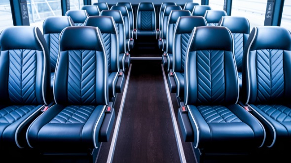 evanston 20 passenger minibus inside