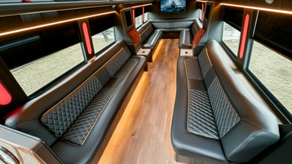 evanston party bus rental inside