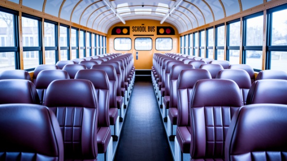 evanston school bus rental inside